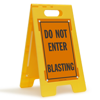Stand Up Floor Sign