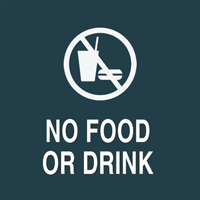 No Food or Drink with Graphic
