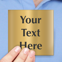 Custom Brass Engraved Sign