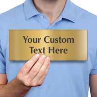Custom Engraved Brass Sign