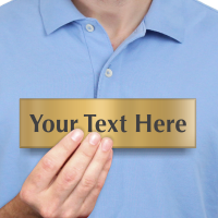 Custom Text Engraved Brass Door Sign