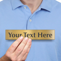 Custom Text Engraved Brass Sign