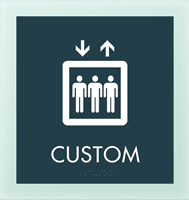 1 Line Custom Regulatory w/Symbol