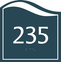 Room Number Sign