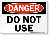 Danger Sign: