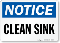Notice  Sign