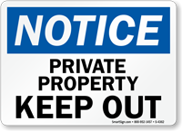 Notice  Sign