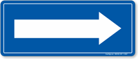 Blue  Sign