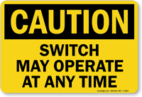 Caution Sign