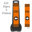 LotBoss "Detour" with Left and Right Arrow Portable Kit