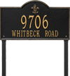 Bayou Vista Estate Lawn Plaque, Two Lines