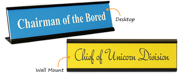 Funny Nameplates Creative Desk Name Plates And Desk Signs Online