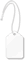 White Merchandise Tag (with strings)